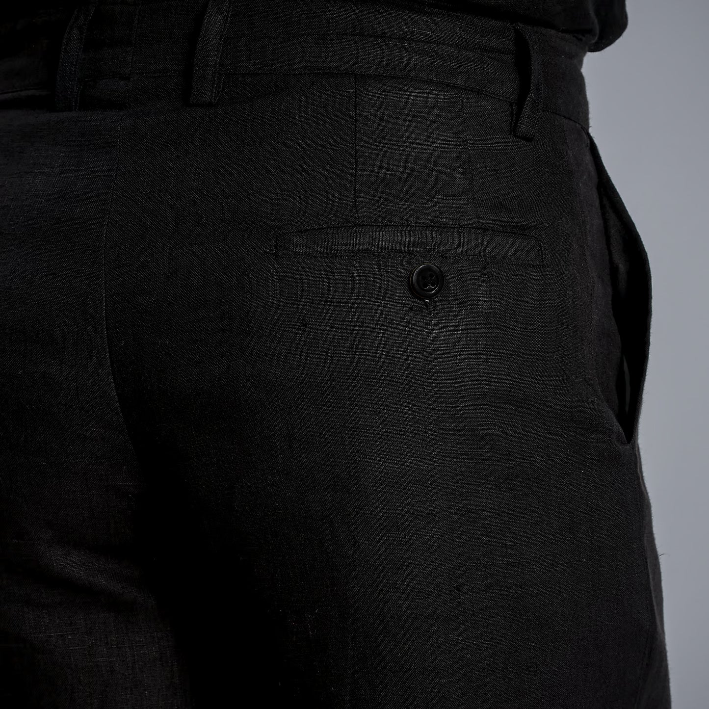 Beijing – Luxury Classic Straight Fit Pure Linen Trousers – Noiré
