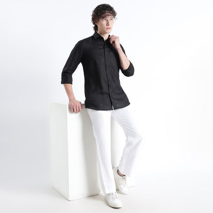 Bianco – Premium 60 Lea Linen Shirt – Noiré