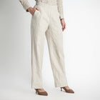Moscow – Double Pleated Straight-Leg Linen Trousers – Sand