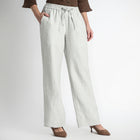 Sarah – Relaxed Drawstring Linen Lounge Pants – Celesta