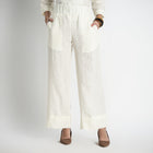 Gaga – Premium Relaxed Linen Trousers – Ivory
