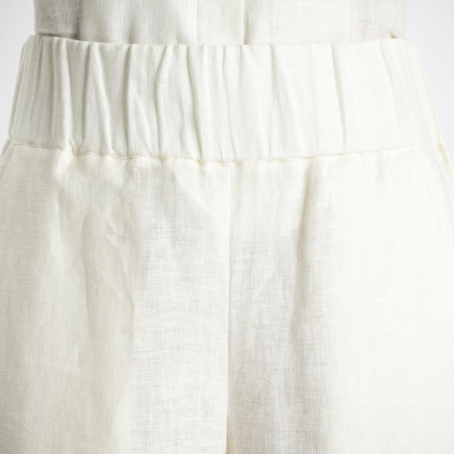 Gaga – Premium Relaxed Linen Trousers – Ivory