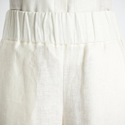 Gaga – Premium Relaxed Linen Trousers – Ivory