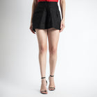 Akira – Structured Mini Linen Skirt – Noiré