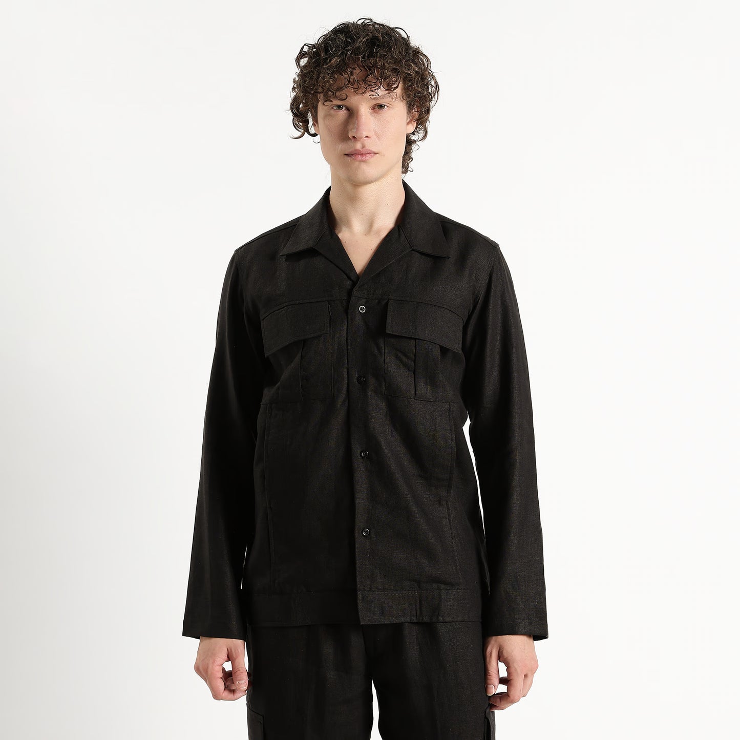 Armatura – Premium 25 Lea Linen Shacket – Noiré
