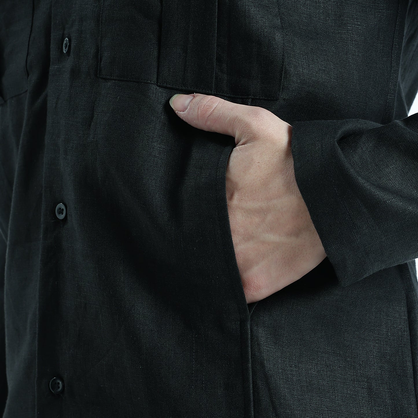 Armatura – Premium 25 Lea Linen Shacket – Noiré