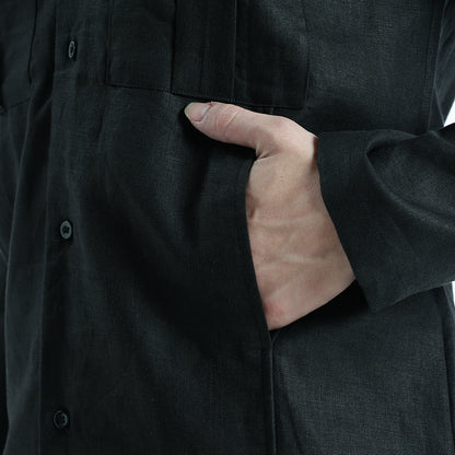 Armatura – Premium 25 Lea Linen Shacket – Noiré