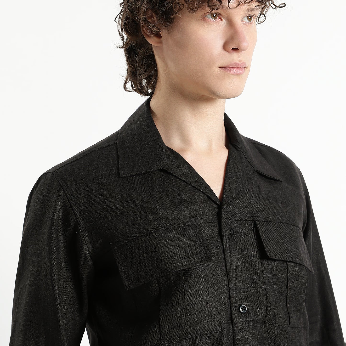 Armatura – Premium 25 Lea Linen Shacket – Noiré
