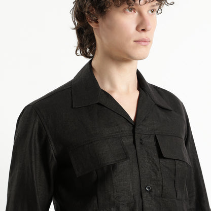 Armatura – Premium 25 Lea Linen Shacket – Noiré