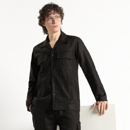 Armatura – Premium 25 Lea Linen Shacket – Noiré