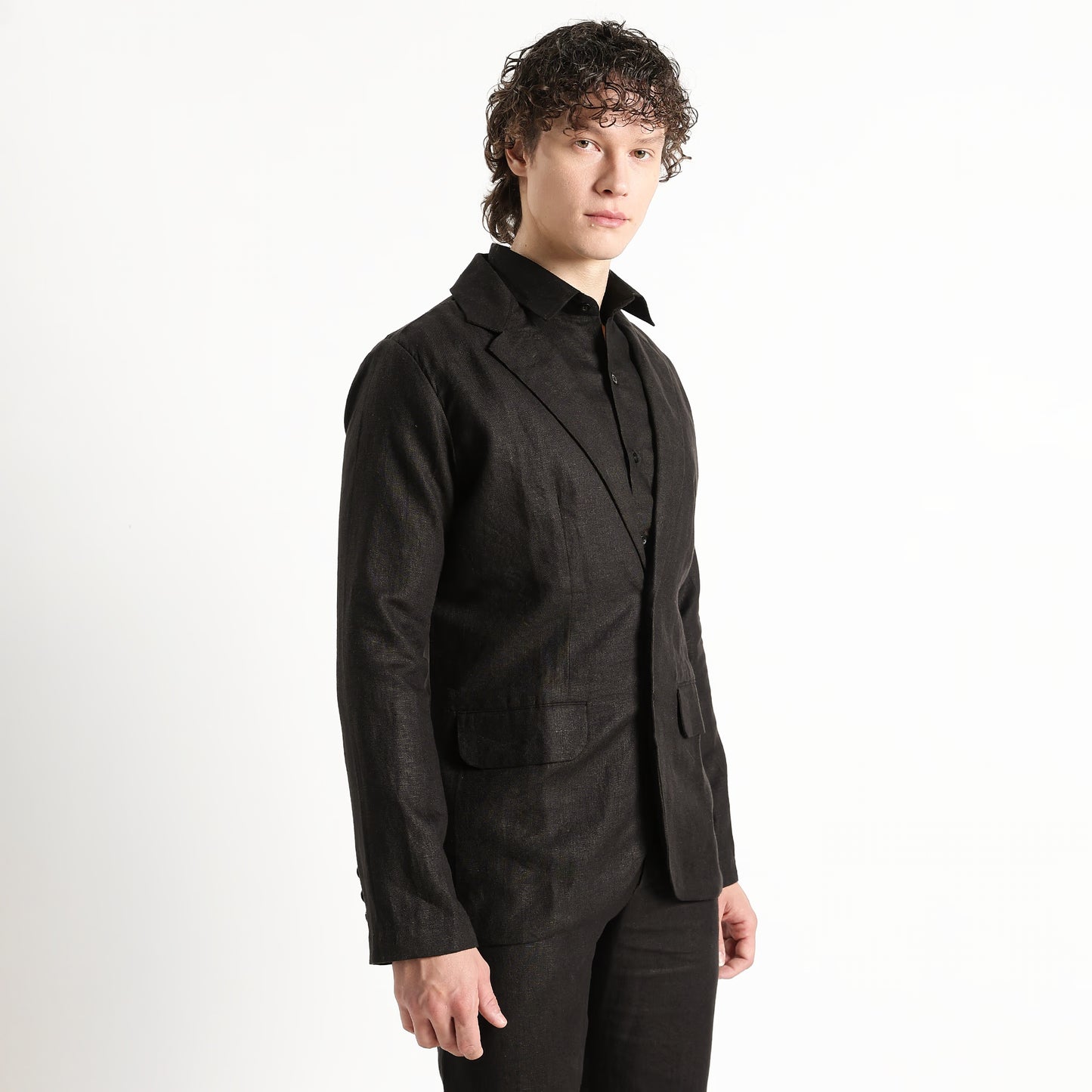 Senor – Luxury Tailored 25 Lea Pure Linen Blazer – Noiré