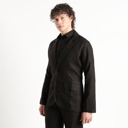 Senor – Luxury Tailored 25 Lea Pure Linen Blazer – Noiré