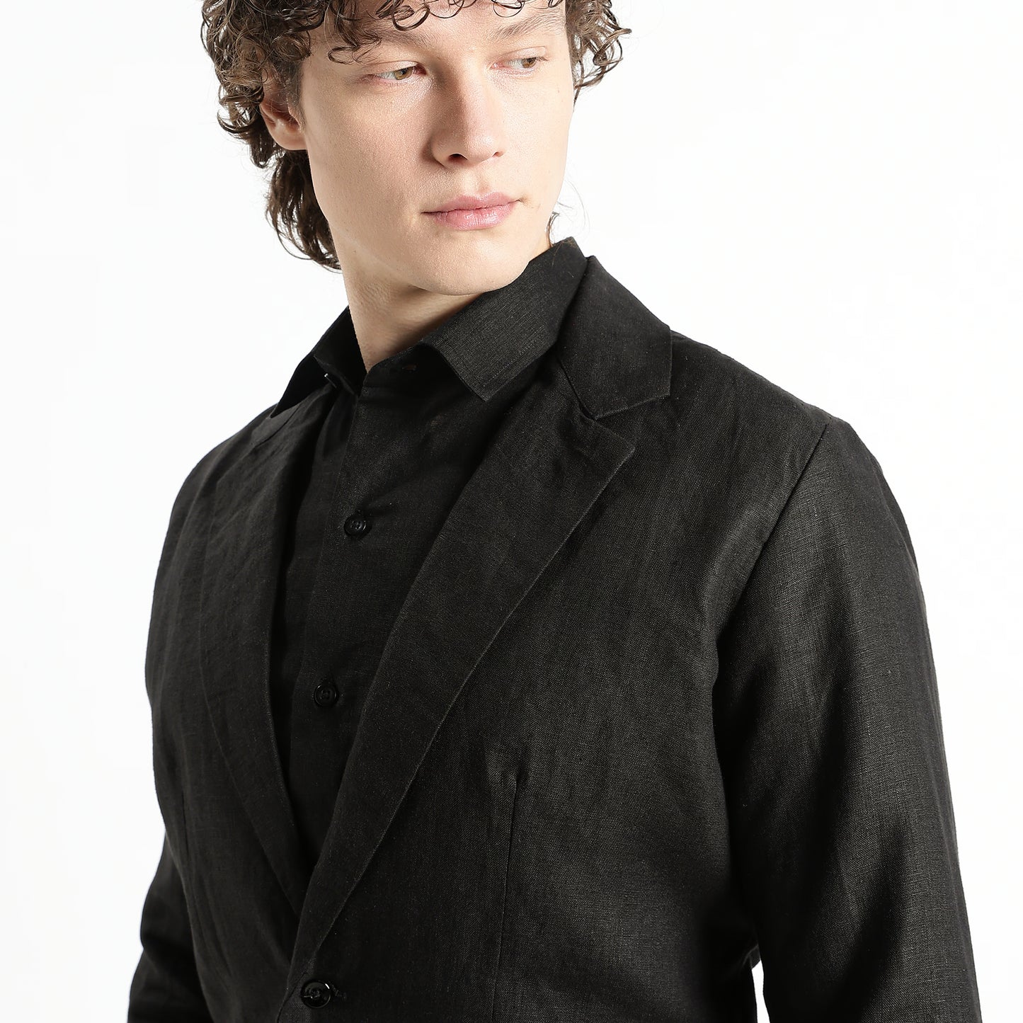 Senor – Luxury Tailored 25 Lea Pure Linen Blazer – Noiré