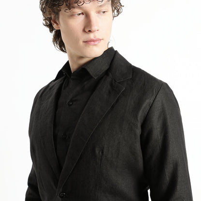 Senor – Luxury Tailored 25 Lea Pure Linen Blazer – Noiré