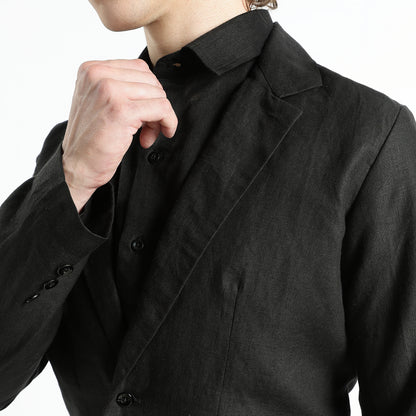 Senor – Luxury Tailored 25 Lea Pure Linen Blazer – Noiré