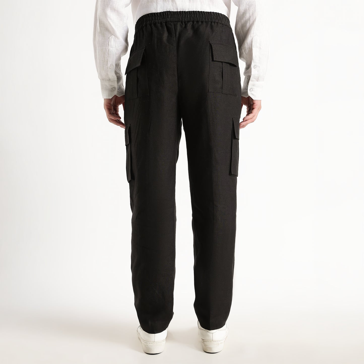 Utilita – Premium 25 Lea Linen Cargo Trousers – Noiré