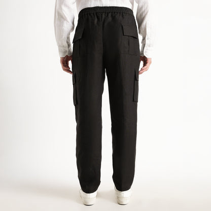 Utilita – Premium 25 Lea Linen Cargo Trousers – Noiré