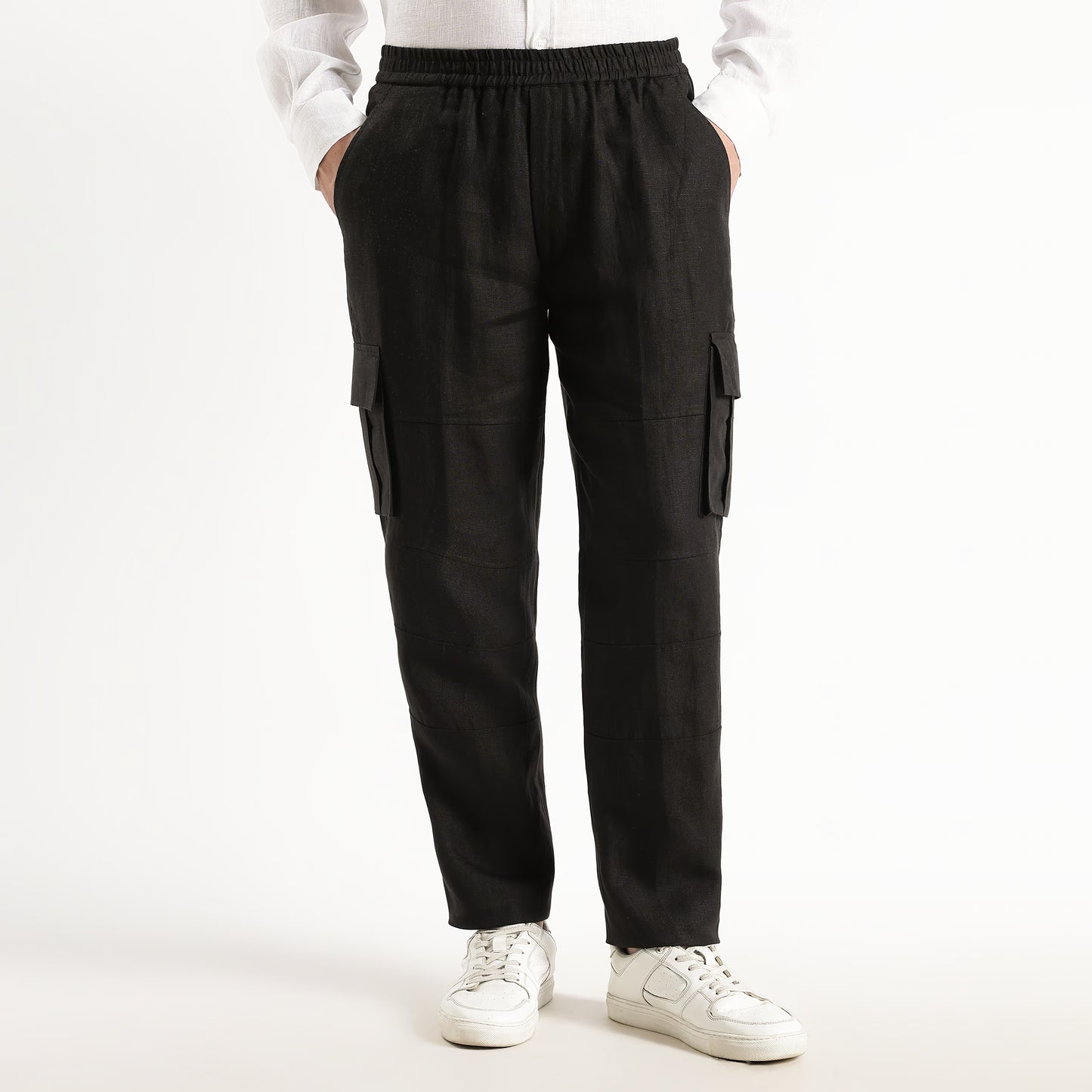 Utilita – Premium 25 Lea Linen Cargo Trousers – Noiré