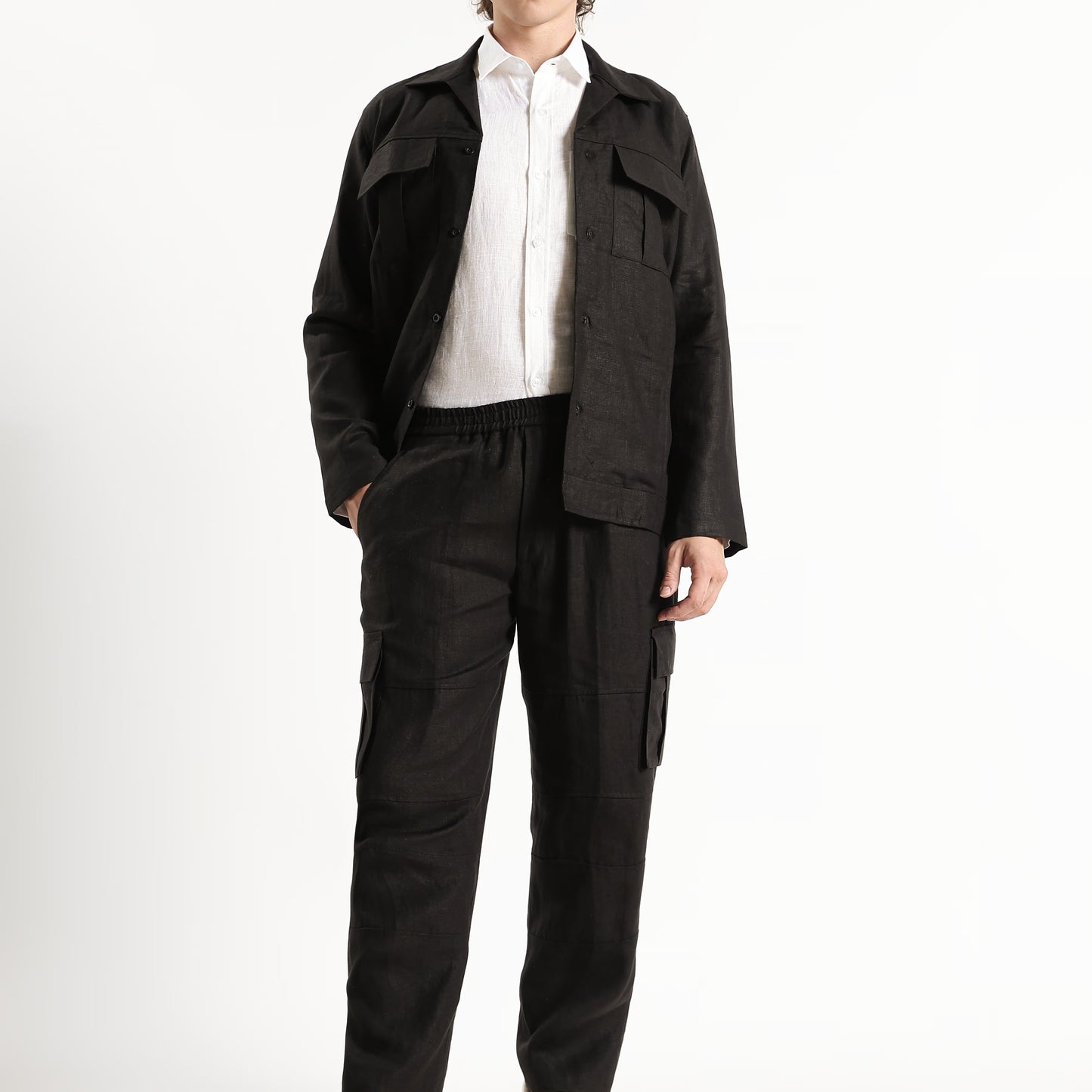 Armatura – Premium 25 Lea Linen Shacket – Noiré