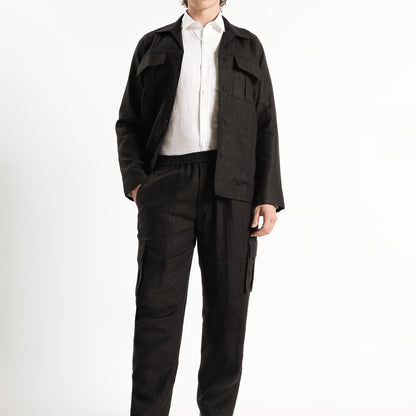 Armatura – Premium 25 Lea Linen Shacket – Noiré