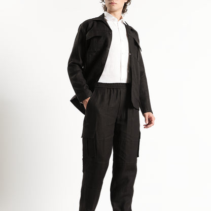 Armatura – Premium 25 Lea Linen Shacket – Noiré
