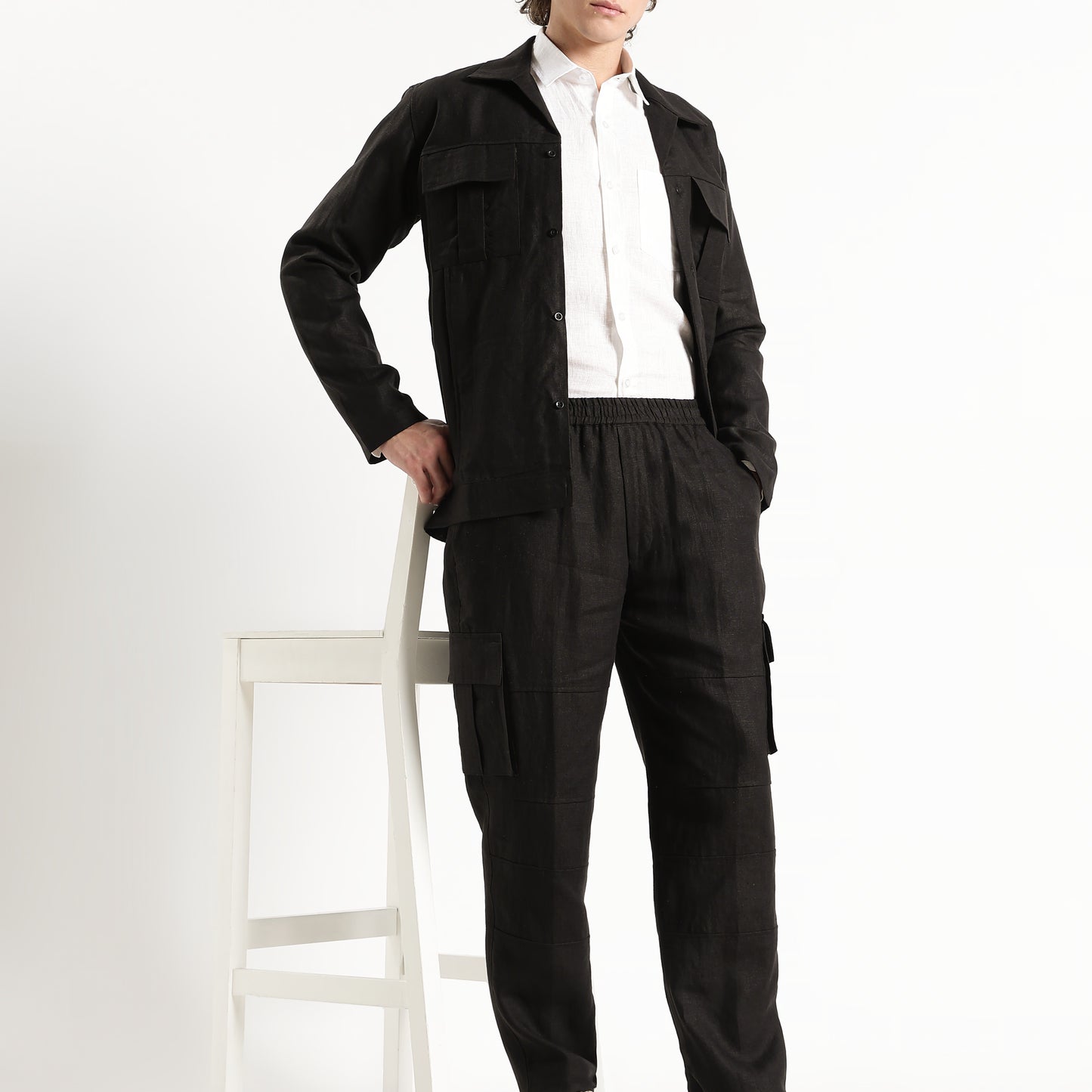 Armatura – Premium 25 Lea Linen Shacket – Noiré