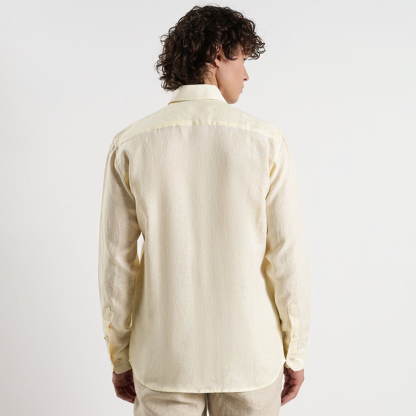 Titan – Heritage Classic Pure Linen Shirt – Butter