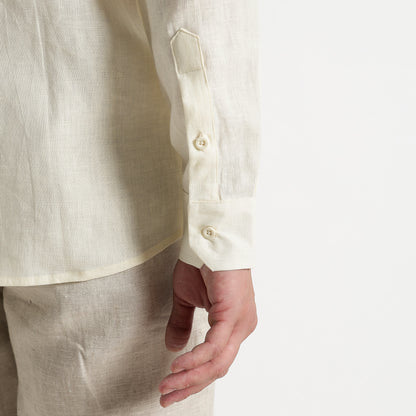 Titan – Heritage Classic Pure Linen Shirt – Butter