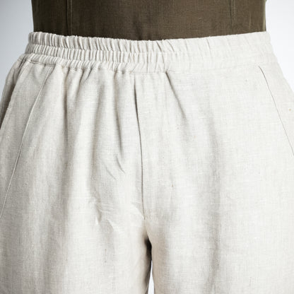 Solano – Premium Relaxed Linen Trousers – Sand