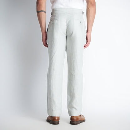 Regent – Tailored Gurkha Linen Trousers – Celesta