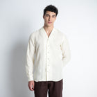 Serpent – Premium Shawl Collar Linen Shirt – Butter