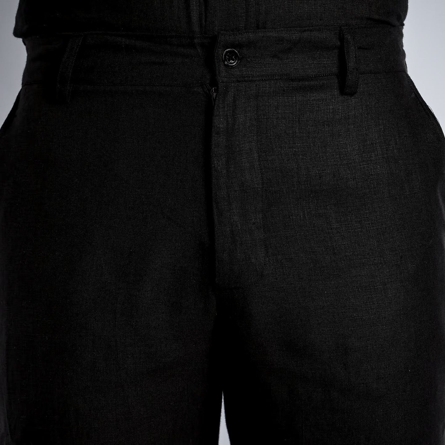 Beijing – Luxury Classic Straight Fit Pure Linen Trousers – Noiré