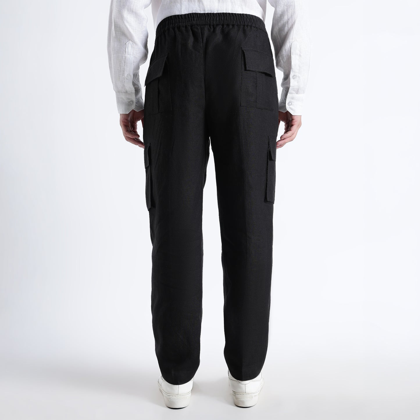 Utilita – Premium 25 Lea Linen Cargo Trousers – Noiré