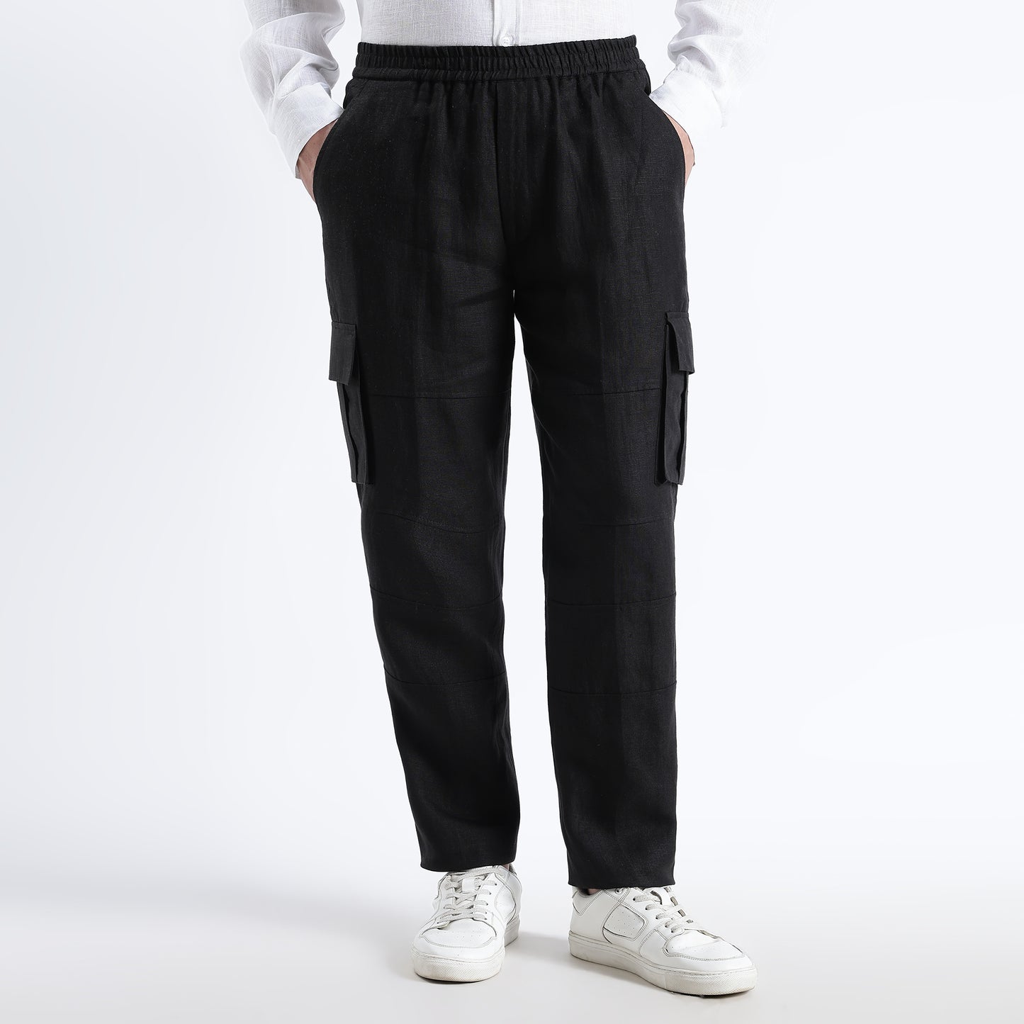Utilita – Premium 25 Lea Linen Cargo Trousers – Noiré