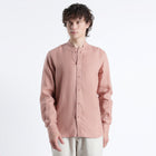 Ruvido – Premium Curved Yoke Linen Shirt – Clay