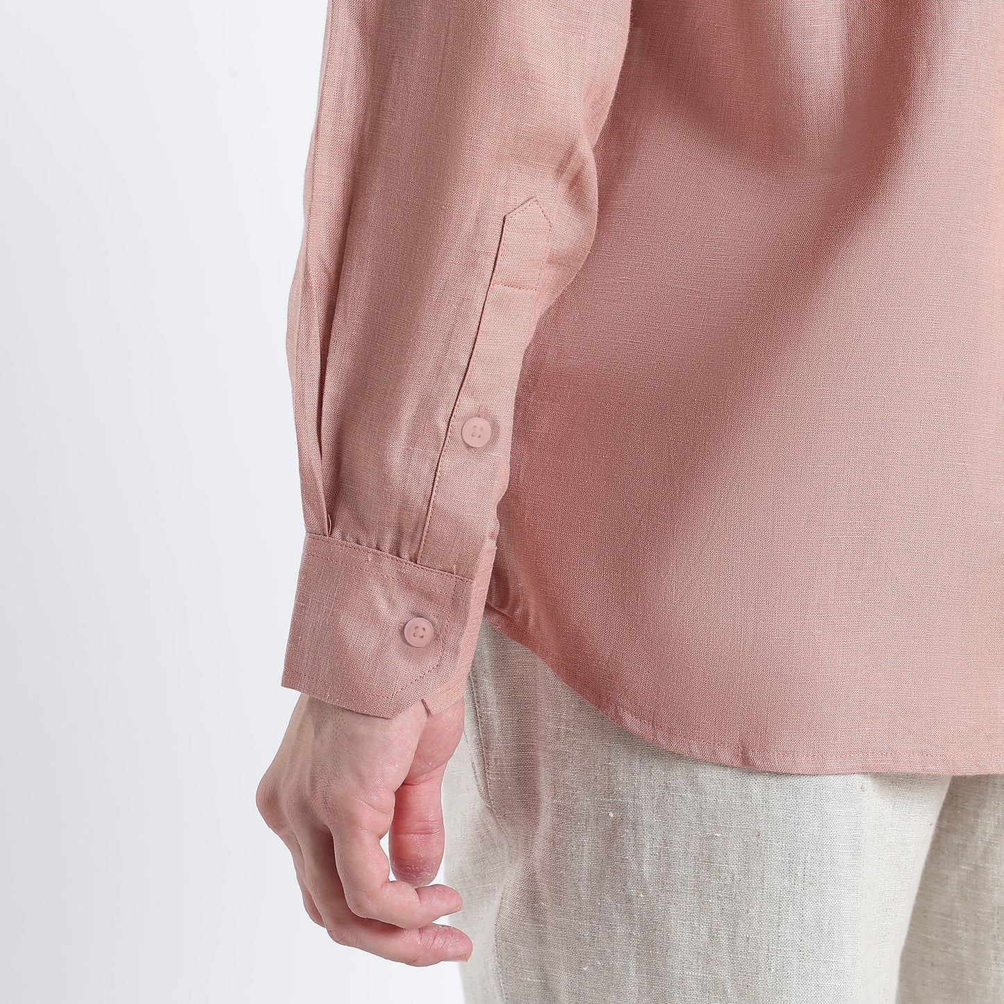 Titan – Heritage Classic Pure Linen Shirt – Clay