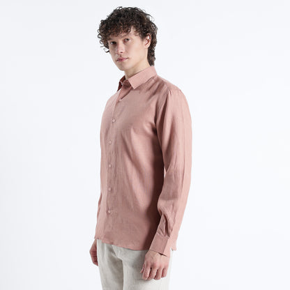 Titan – Heritage Classic Pure Linen Shirt – Clay