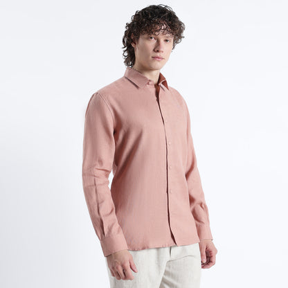 Titan – Heritage Classic Pure Linen Shirt – Clay
