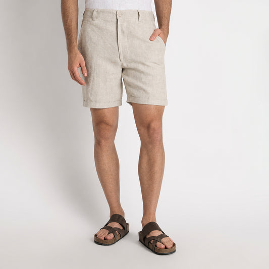 Bangkok – Premium Linen Shorts – Sand