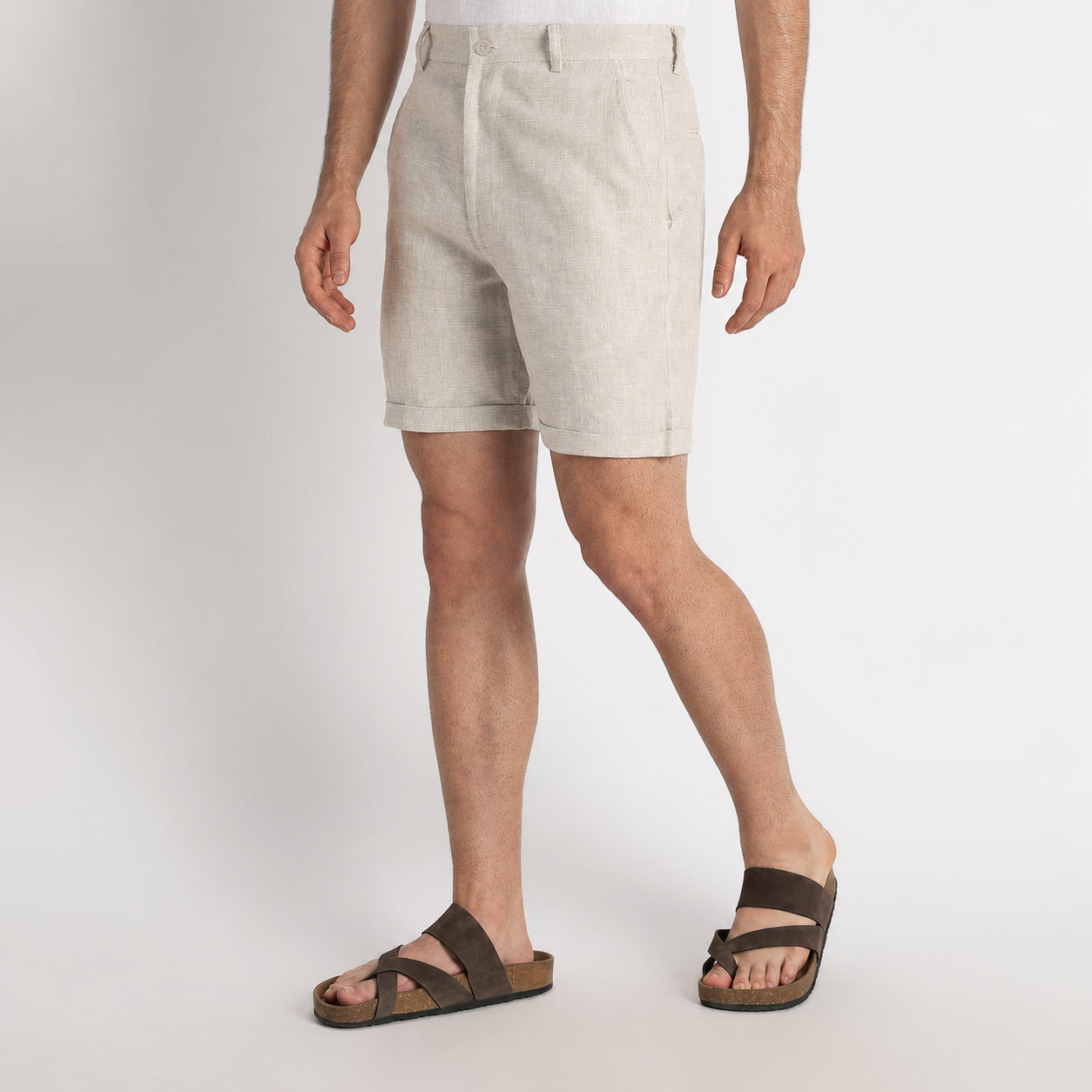 Bangkok – Premium Linen Shorts – Sand
