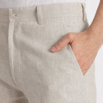 Bangkok – Premium Linen Shorts – Sand