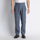 Regent – Tailored Gurkha Linen Trousers – Pacific