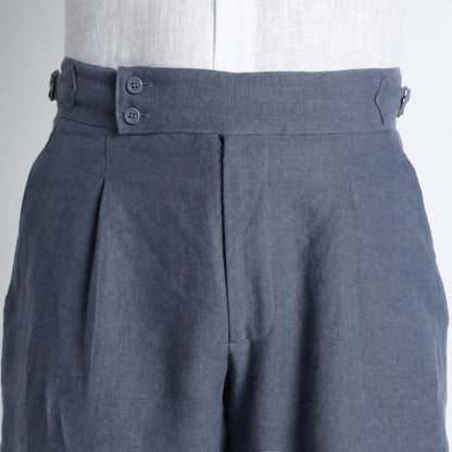 Regent – Tailored Gurkha Linen Trousers – Pacific