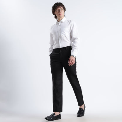 Bianco – Premium 40 Lea Linen Shirt – Blanc
