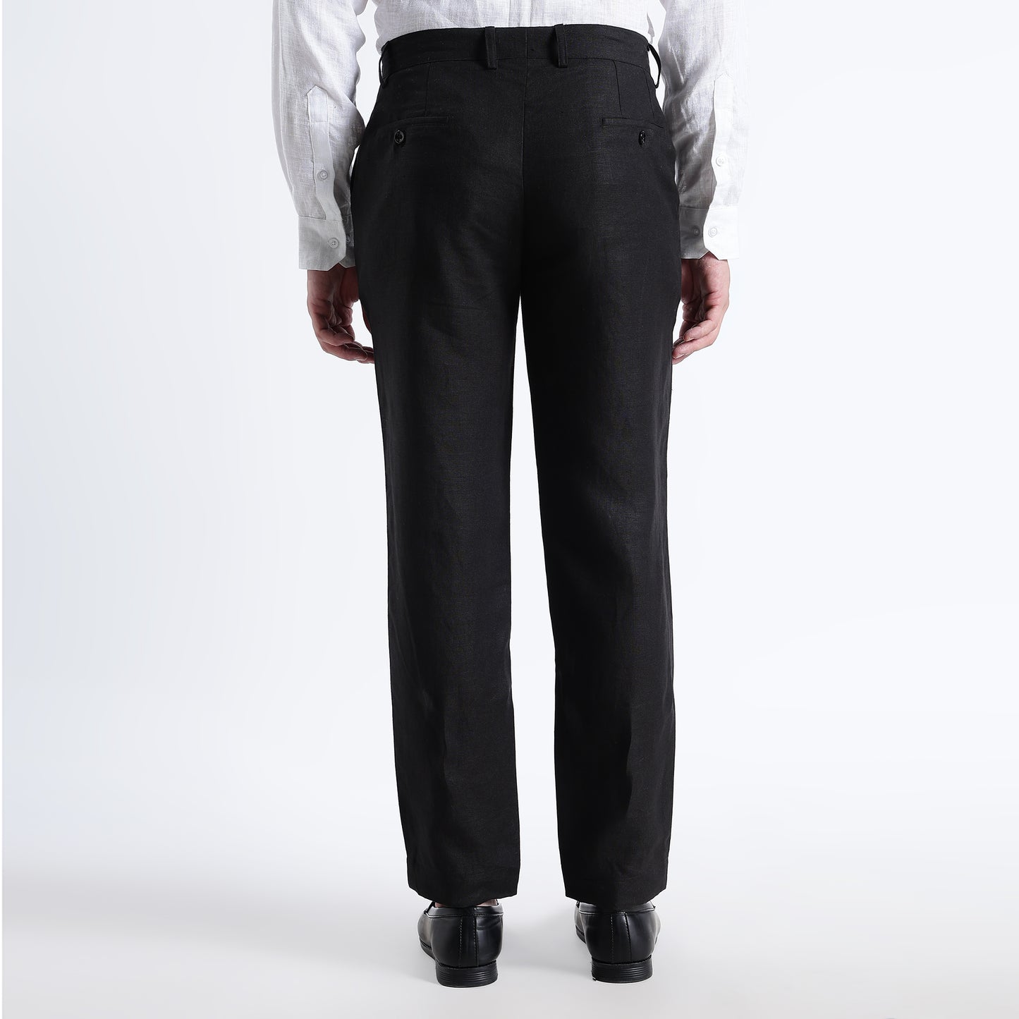 Atelier – Premium Tailored Luxe Linen Tuxedo Trousers – Noiré