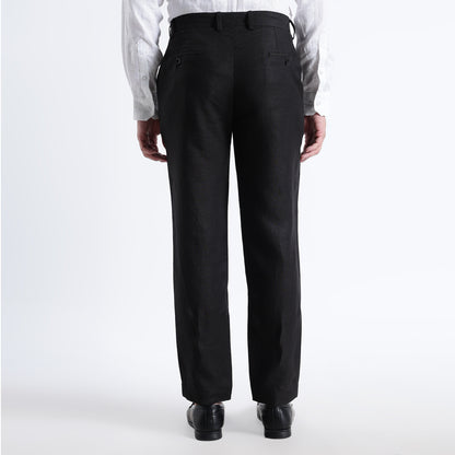 Atelier – Premium Tailored Luxe Linen Tuxedo Trousers – Noiré