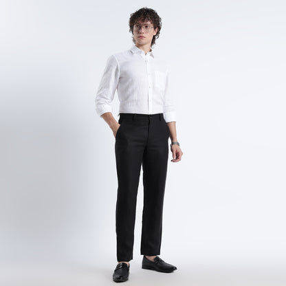 Atelier – Premium Tailored Luxe Linen Tuxedo Trousers – Noiré