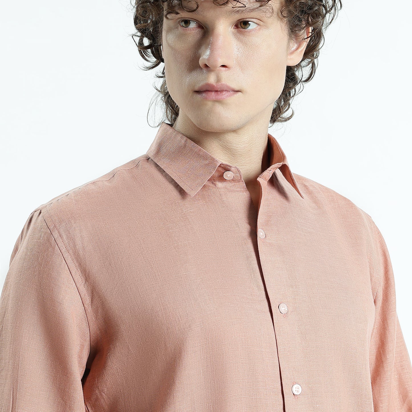 Titan – Heritage Classic Pure Linen Shirt – Clay