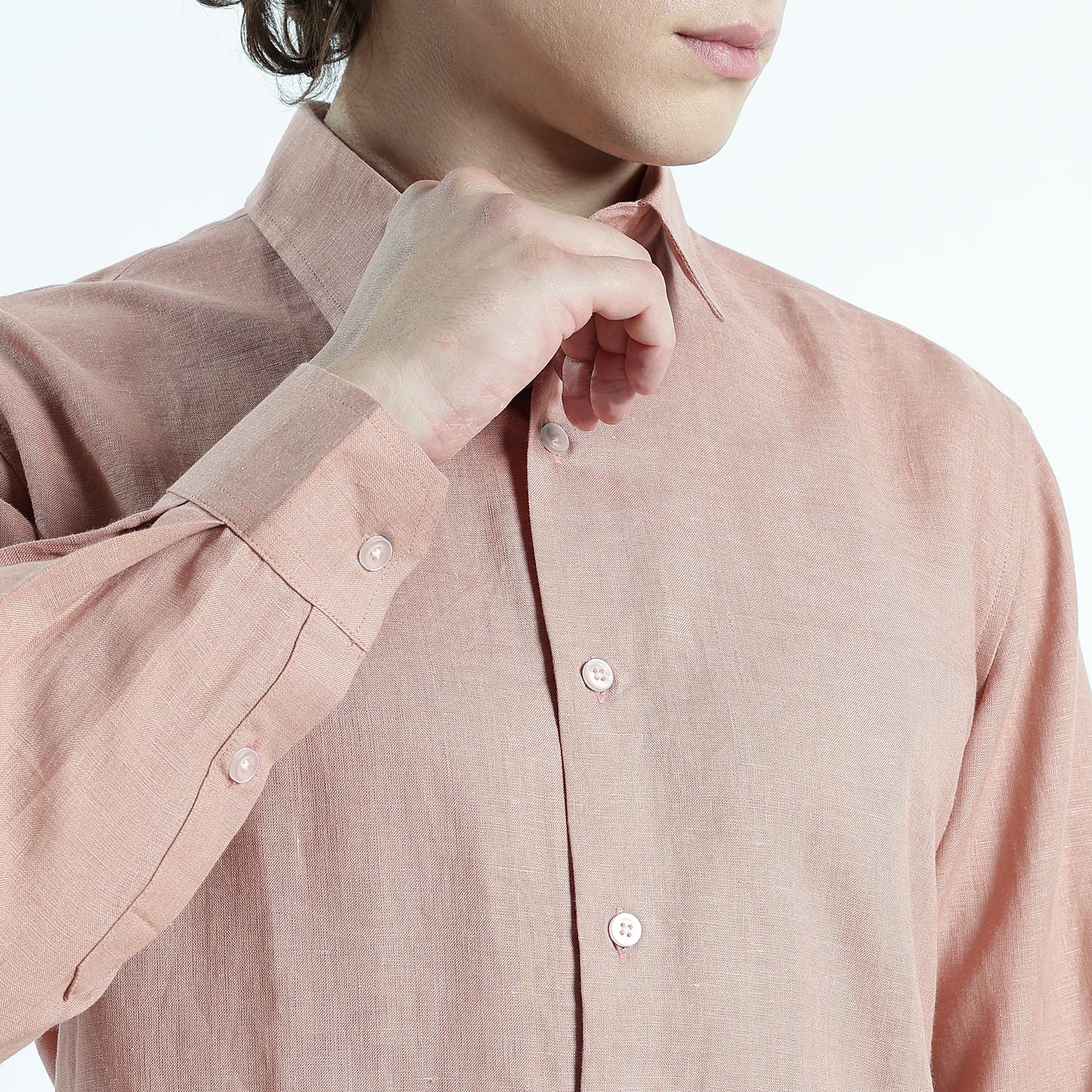 Titan – Heritage Classic Pure Linen Shirt – Clay