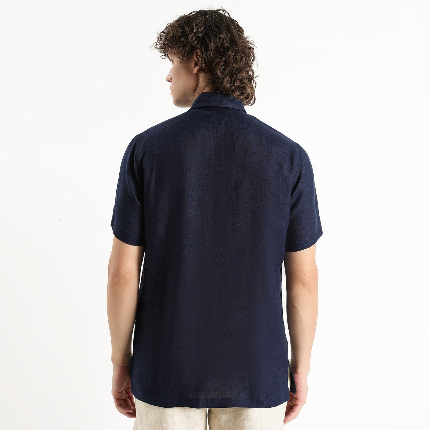 Shawshank – Premium Linen Polo Shirt – Indigo